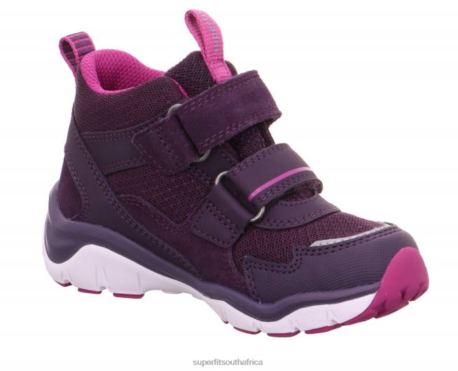 SPORT5 - Sneakers high with Velcro Fastener Babies Purple/Pink NLL0418 Superfit High Sneakers