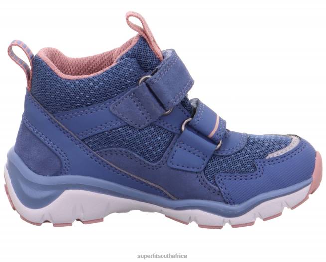 SPORT5 - Sneakers high with Velcro Fastener Toddlers Blue/Pink NLL0836 Superfit High Sneakers