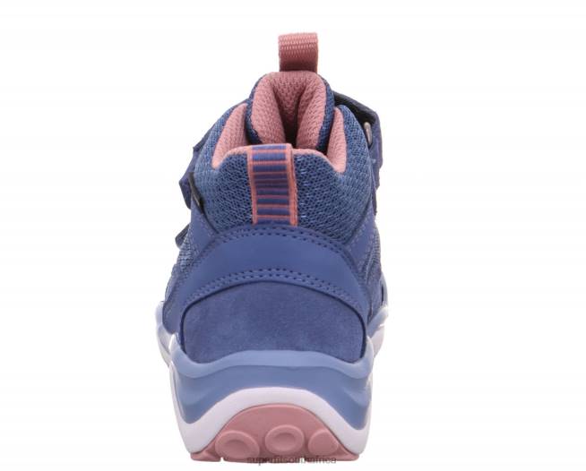 SPORT5 - Sneakers high with Velcro Fastener Toddlers Blue/Pink NLL0836 Superfit High Sneakers