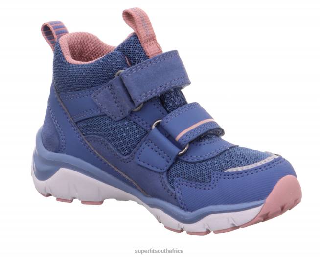 SPORT5 - Sneakers high with Velcro Fastener Toddlers Blue/Pink NLL0836 Superfit High Sneakers