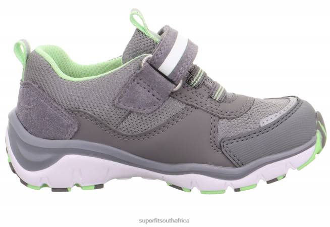 SPORT5 - Sneakers low with Velcro Fastener Toddlers Light Grey/Light Green NLL0826 Superfit Low Sneakers