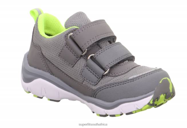 SPORT5 - Sneakers low with Velcro Fastener Toddlers Light Grey/Yellow NLL0780 Superfit Low Sneakers