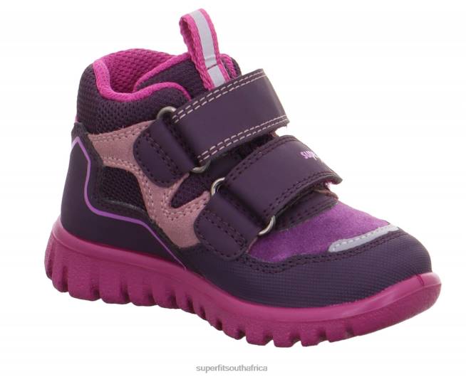 SPORT7 MINI - Sneakers high with Velcro Fastener Babies Purple/Pink NLL0368 Superfit High Sneakers