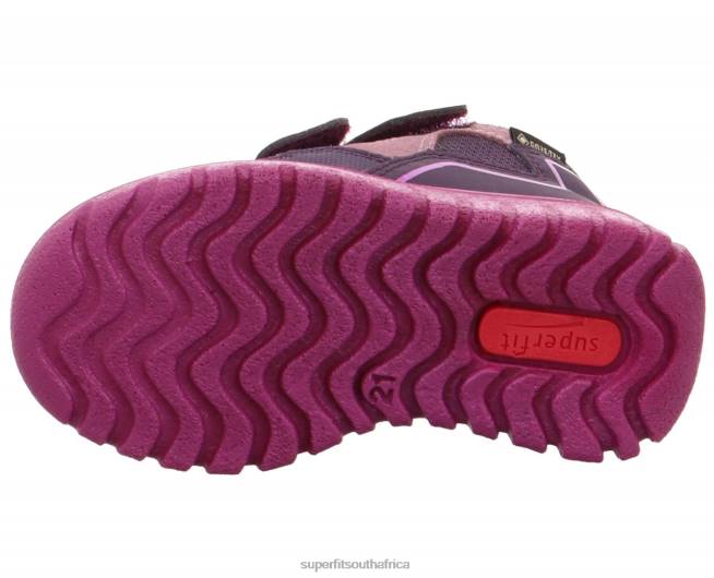 SPORT7 MINI - Sneakers high with Velcro Fastener Babies Purple/Pink NLL0368 Superfit High Sneakers