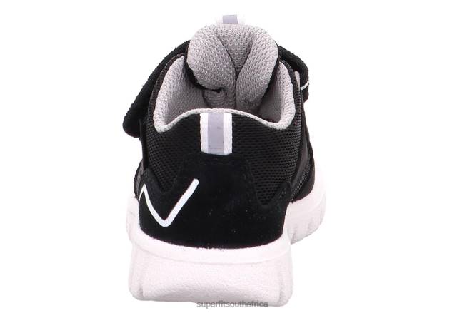 SPORT7 MINI - Sneakers low with Velcro Fastener Babies Black/White NLL0360 Superfit Low Sneakers