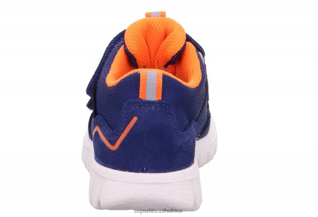 SPORT7 MINI - Sneakers low with Velcro Fastener Babies Blue/Orange NLL0259 Superfit Low Sneakers