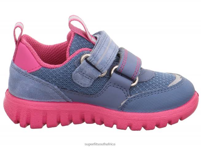 SPORT7 MINI - Sneakers low with Velcro Fastener Babies Blue/Pink NLL0238 Superfit Low Sneakers