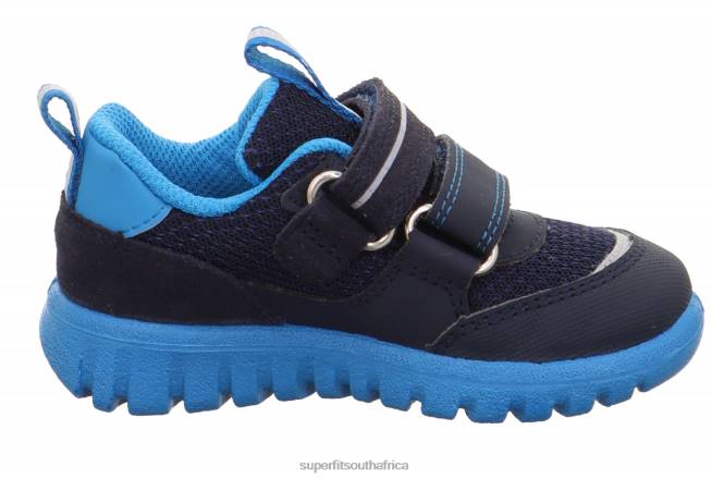 SPORT7 MINI - Sneakers low with Velcro Fastener Babies Blue/Turquoise NLL0320 Superfit Low Sneakers