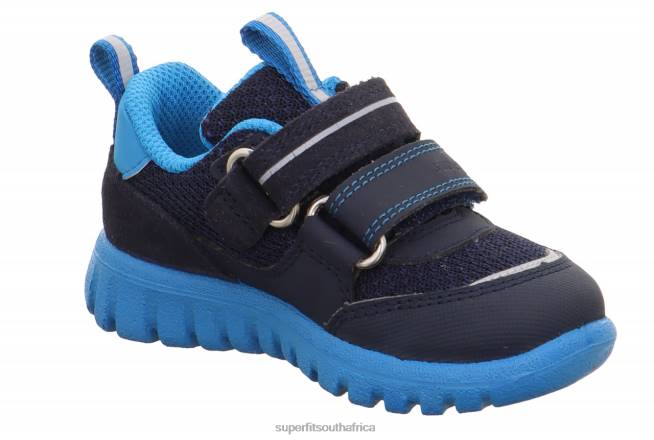 SPORT7 MINI - Sneakers low with Velcro Fastener Babies Blue/Turquoise NLL0320 Superfit Low Sneakers