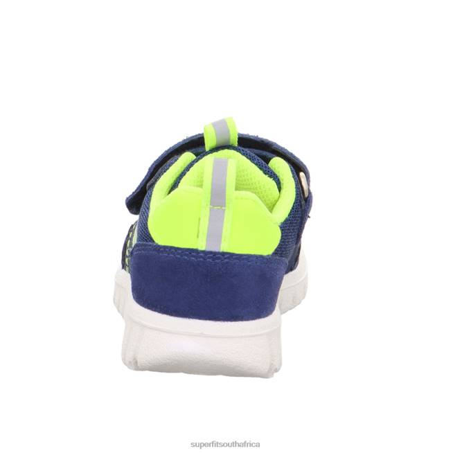 SPORT7 MINI - Sneakers low with Velcro Fastener Babies Blue/Yellow NLL0316 Superfit Low Sneakers