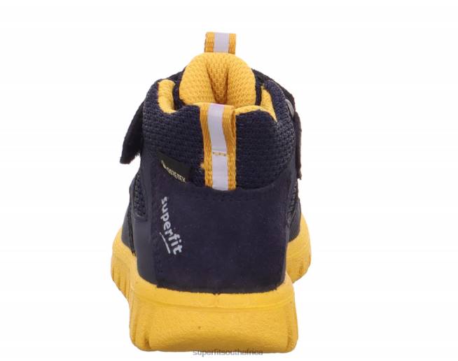 SPORT7 MINI - Sneakers low with Velcro Fastener Babies Blue/Yellow NLL0423 Superfit Low Sneakers