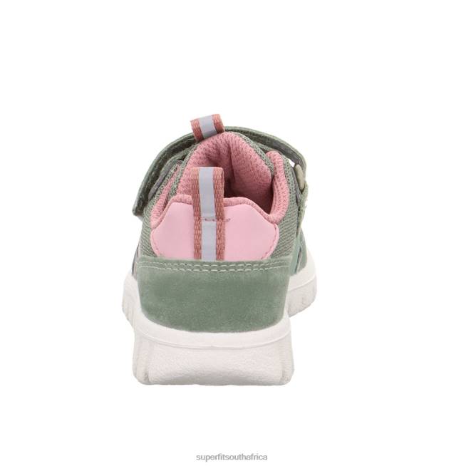 SPORT7 MINI - Sneakers low with Velcro Fastener Babies Light Green/Pink NLL0243 Superfit Low Sneakers