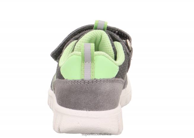 SPORT7 MINI - Sneakers low with Velcro Fastener Babies Light Grey/Light Green NLL0361 Superfit Low Sneakers