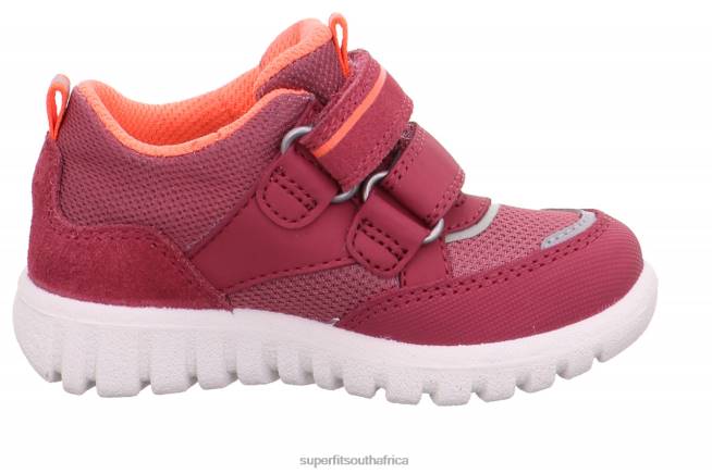 SPORT7 MINI - Sneakers low with Velcro Fastener Babies Pink/Orange NLL0322 Superfit Low Sneakers