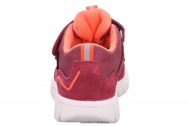 SPORT7 MINI - Sneakers low with Velcro Fastener Babies Pink/Orange NLL0322 Superfit Low Sneakers