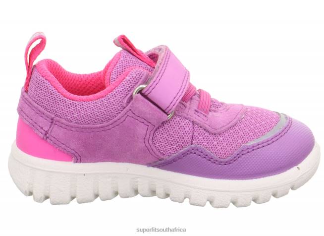 SPORT7 MINI - Sneakers low with Velcro Fastener Babies Purple/Pink NLL0250 Superfit Low Sneakers