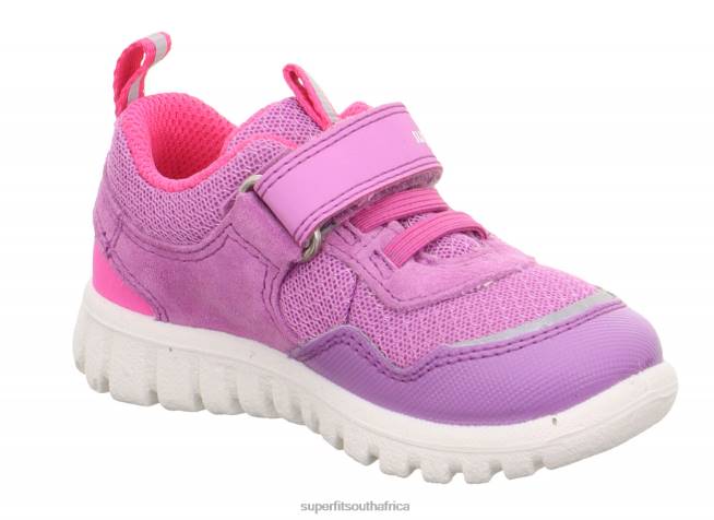 SPORT7 MINI - Sneakers low with Velcro Fastener Babies Purple/Pink NLL0250 Superfit Low Sneakers