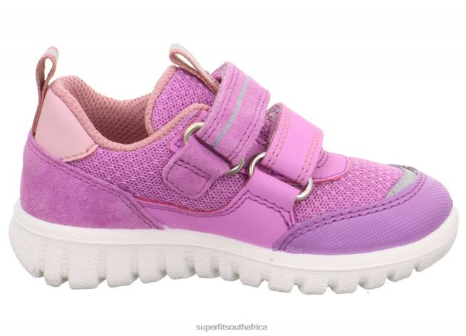 SPORT7 MINI - Sneakers low with Velcro Fastener Babies Purple/Pink NLL0338 Superfit Low Sneakers