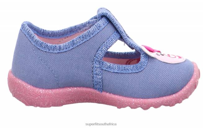 SPOTTY - Slipper with Velcro Fastener Babies Blue NLL0137 Superfit Slippers