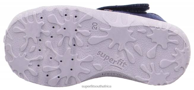 SPOTTY - Slipper with Velcro Fastener Babies Blue NLL0142 Superfit Slippers