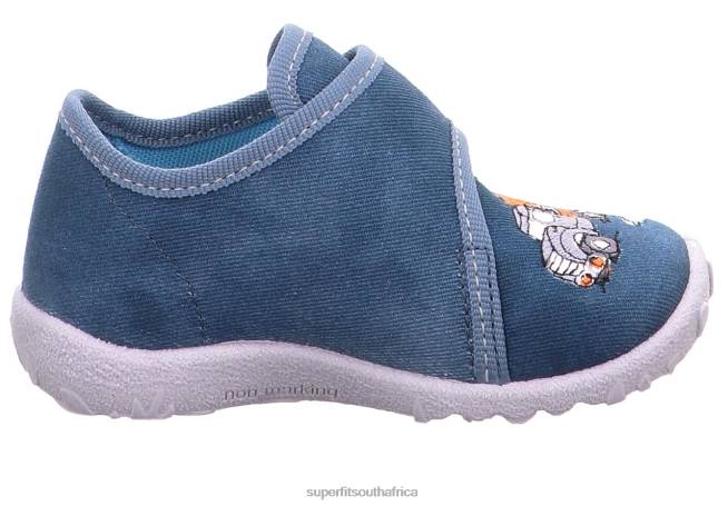 SPOTTY - Slipper with Velcro Fastener Babies Blue NLL020 Superfit Slippers