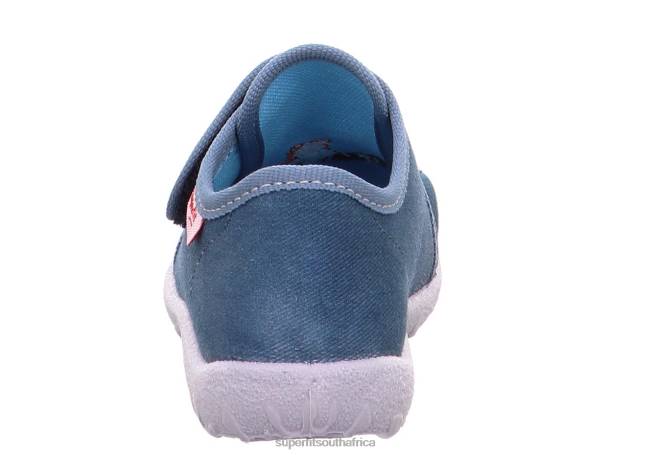 SPOTTY - Slipper with Velcro Fastener Babies Blue NLL020 Superfit Slippers