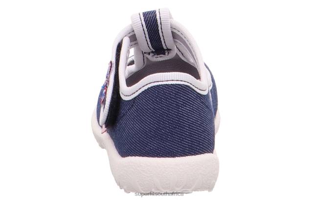 SPOTTY - Slipper with Velcro Fastener Babies Blue NLL063 Superfit Slippers