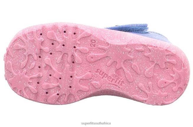 SPOTTY - Slipper with Velcro Fastener Babies Blue/Pink NLL054 Superfit Slippers