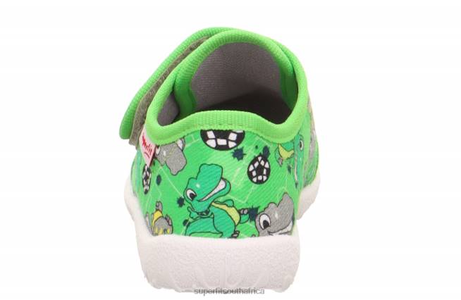 SPOTTY - Slipper with Velcro Fastener Babies Green/Multicoloured NLL065 Superfit Slippers