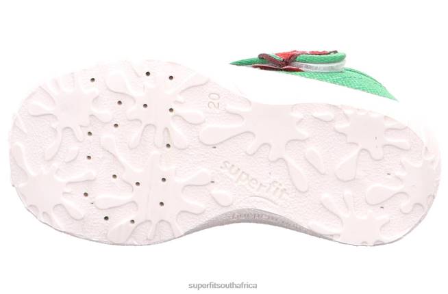 SPOTTY - Slipper with Velcro Fastener Babies Green/White NLL016 Superfit Slippers