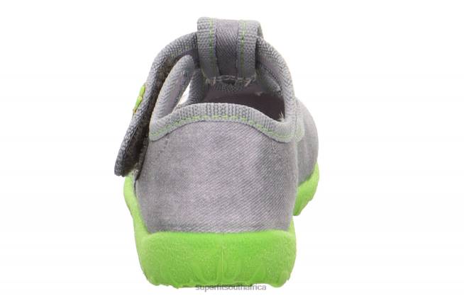 SPOTTY - Slipper with Velcro Fastener Babies Grey NLL01 Superfit Slippers