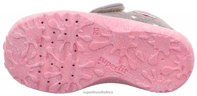 SPOTTY - Slipper with Velcro Fastener Babies Grey NLL0109 Superfit Slippers