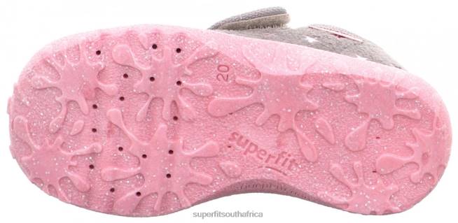 SPOTTY - Slipper with Velcro Fastener Babies Grey NLL0109 Superfit Slippers