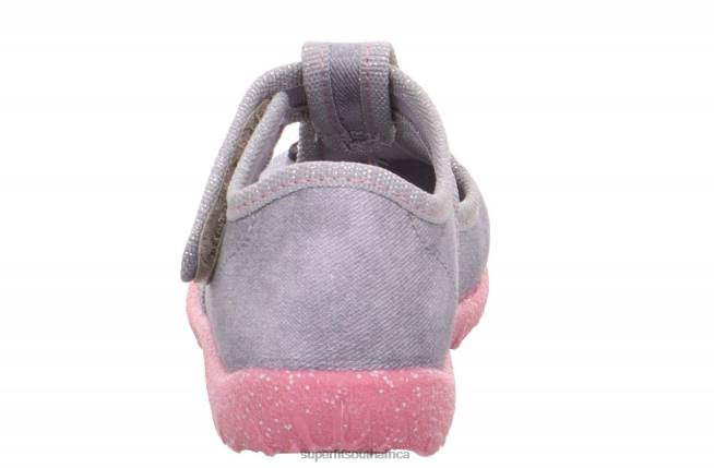 SPOTTY - Slipper with Velcro Fastener Babies Grey/Multicoloured NLL0112 Superfit Slippers