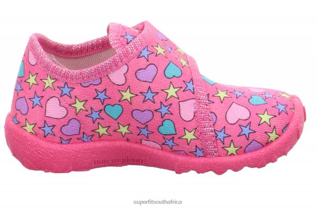 SPOTTY - Slipper with Velcro Fastener Babies Pink NLL0151 Superfit Slippers