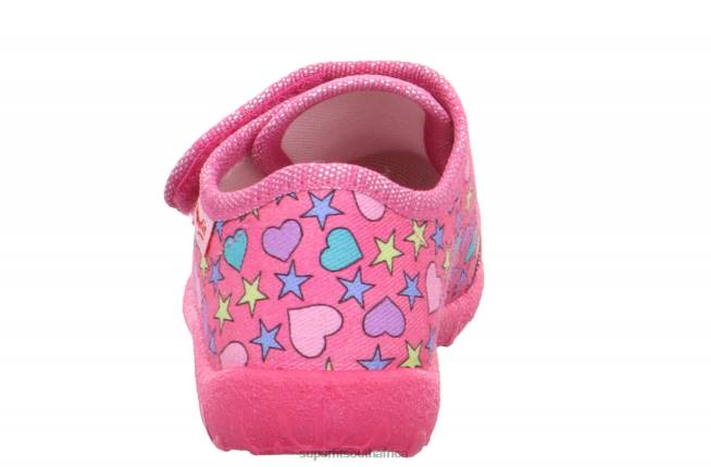 SPOTTY - Slipper with Velcro Fastener Babies Pink NLL0151 Superfit Slippers