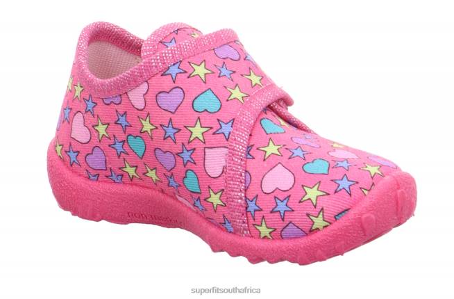 SPOTTY - Slipper with Velcro Fastener Babies Pink NLL0151 Superfit Slippers