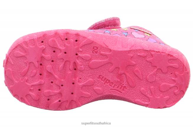 SPOTTY - Slipper with Velcro Fastener Babies Pink NLL0151 Superfit Slippers