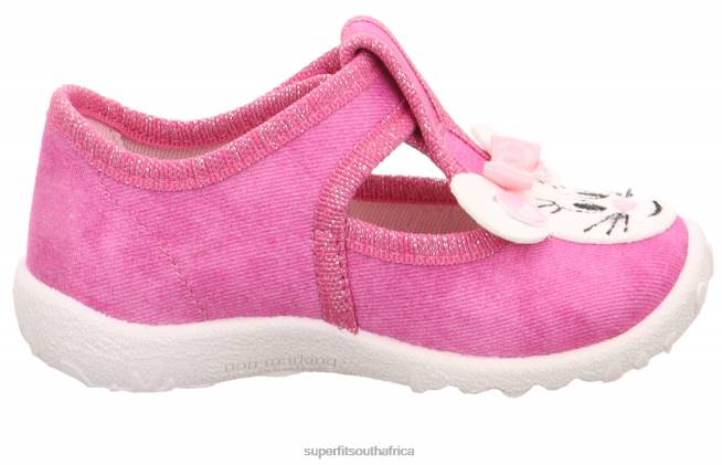 SPOTTY - Slipper with Velcro Fastener Babies Pink NLL083 Superfit Slippers