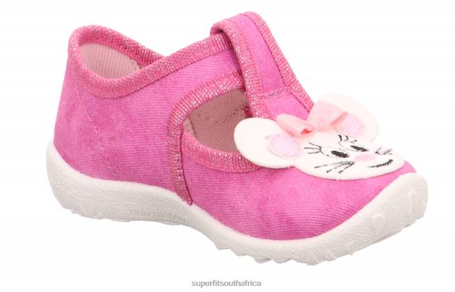 SPOTTY - Slipper with Velcro Fastener Babies Pink NLL083 Superfit Slippers