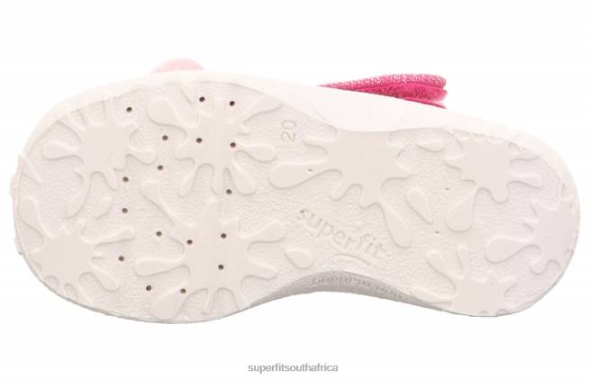 SPOTTY - Slipper with Velcro Fastener Babies Pink NLL083 Superfit Slippers