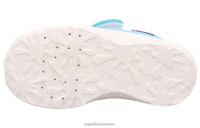 SPOTTY - Slipper with Velcro Fastener Babies Turquoise NLL025 Superfit Slippers