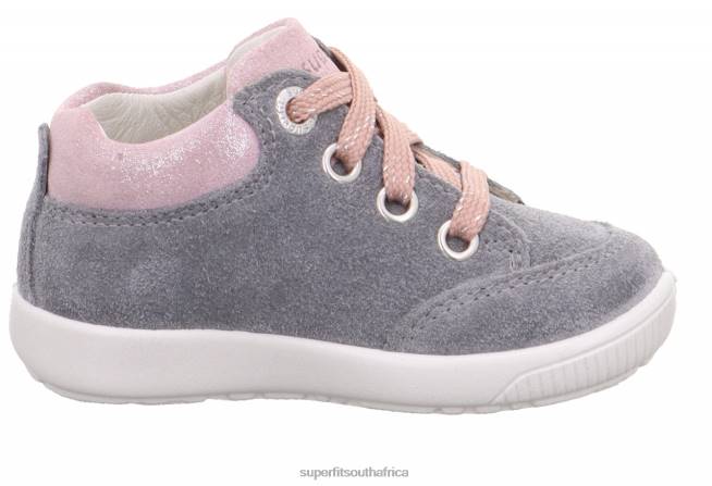 STARLIGHT - Sneakers low with Lacing Babies Light Grey/Pink NLL0326 Superfit Low Sneakers