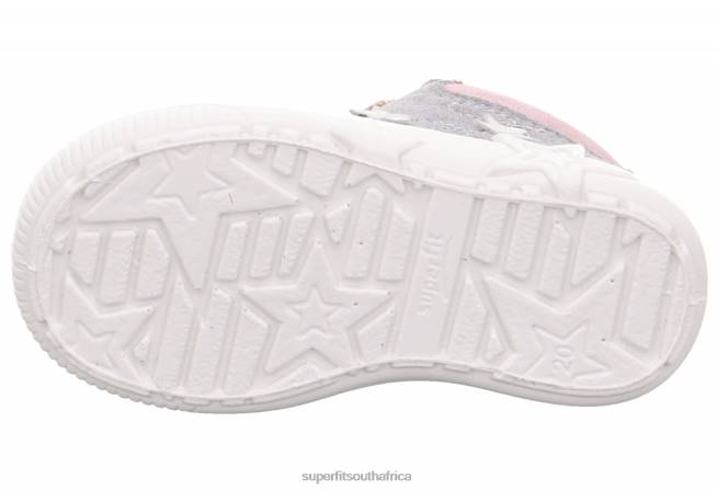 STARLIGHT - Sneakers low with Lacing Babies Light Grey/Pink NLL0326 Superfit Low Sneakers