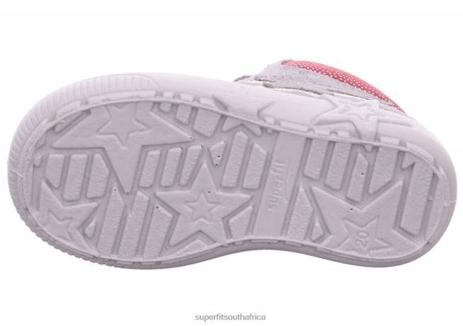 STARLIGHT - Sneakers low with Lacing Babies Light Grey/Purple NLL0391 Superfit Low Sneakers