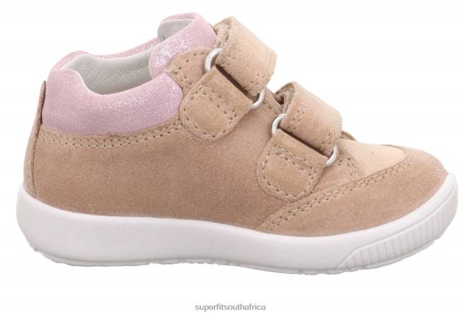 STARLIGHT - Sneakers low with Velcro Fastener Babies Beige/Pink NLL0239 Superfit Low Sneakers