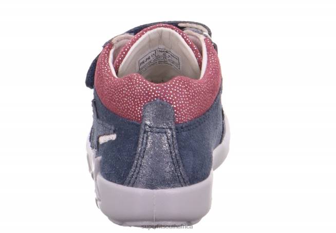 STARLIGHT - Sneakers low with Velcro Fastener Babies Blue/Pink NLL0386 Superfit Low Sneakers