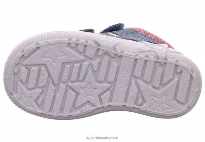 STARLIGHT - Sneakers low with Velcro Fastener Babies Blue/Pink NLL0386 Superfit Low Sneakers