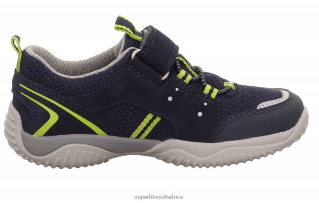 STORM - Sneakers low with Velcro Fastener Toddlers Blue/Light Green NLL0796 Superfit Low Sneakers