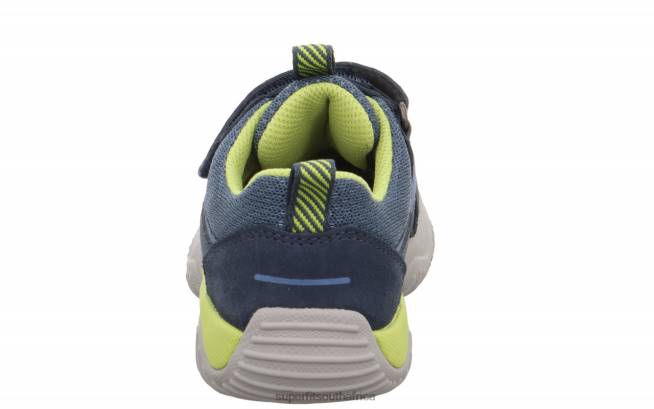 STORM - Sneakers low with Velcro Fastener Toddlers Blue/Light Green NLL0834 Superfit Low Sneakers